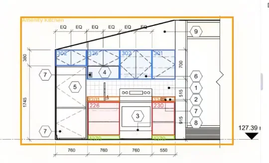 TakeoffBOT demonstration: linking a millwork schedule row to every elevation it is tagged on across a commercial drawing set